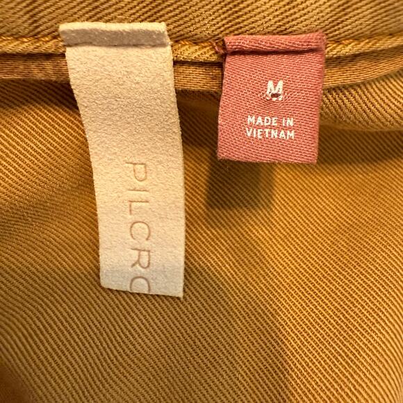 Women's Anthropologie Pilcro‎ Mustard Swing Top Size Medium NEW - Picture 8 of 9